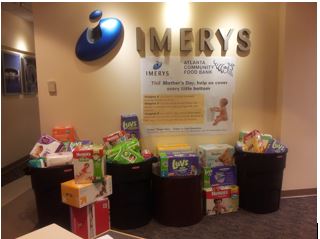 Imerys raises diaper need awareness with Mother’s Day diaper drive