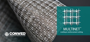 Conwed launches MULTINET™, multilayer reinforcement netting.
