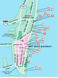 Miami Hotel Map