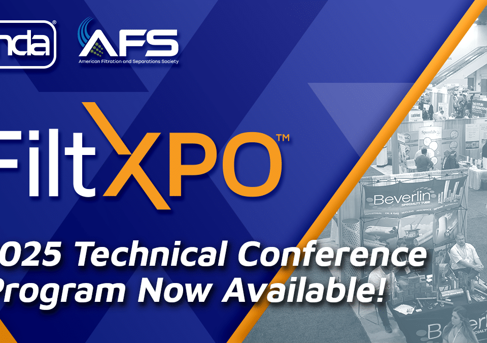 FiltXPO25 Technical Conference Program Now Available PR Graphic 1