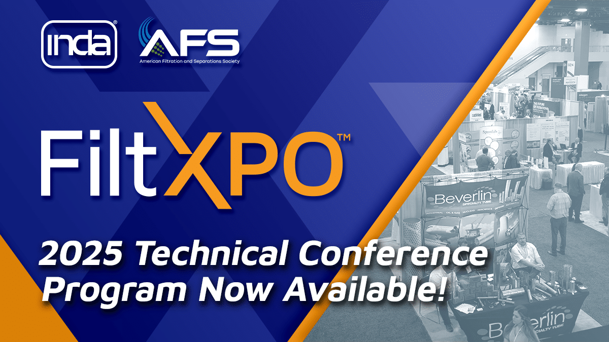 FiltXPO25 Technical Conference Program Now Available PR Graphic 1