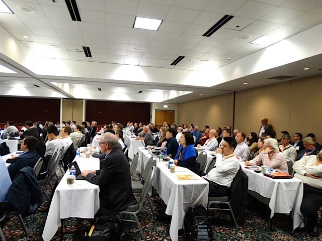 Filtration 2017 crowded conference room