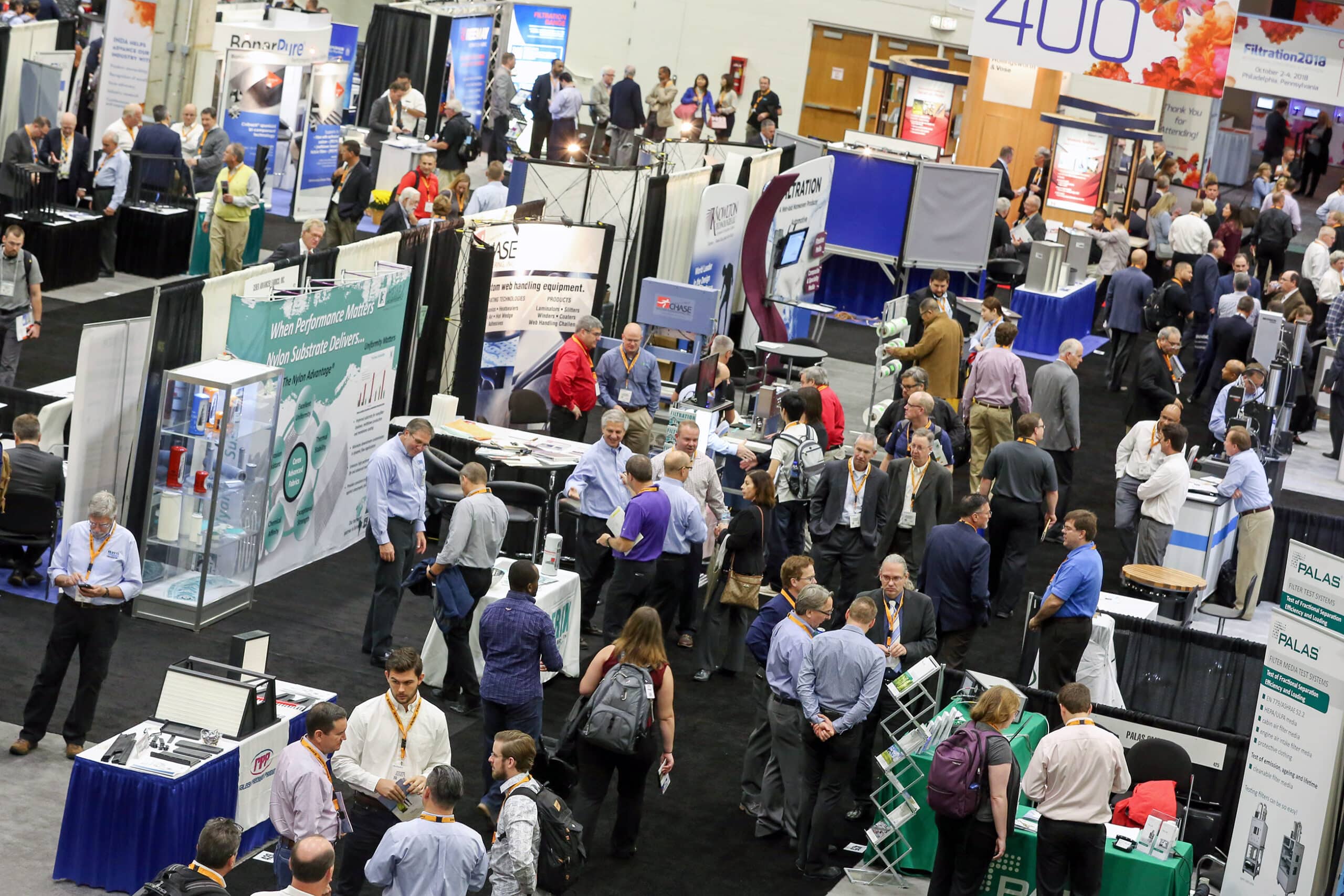 Filtration 2017 crowded show floor