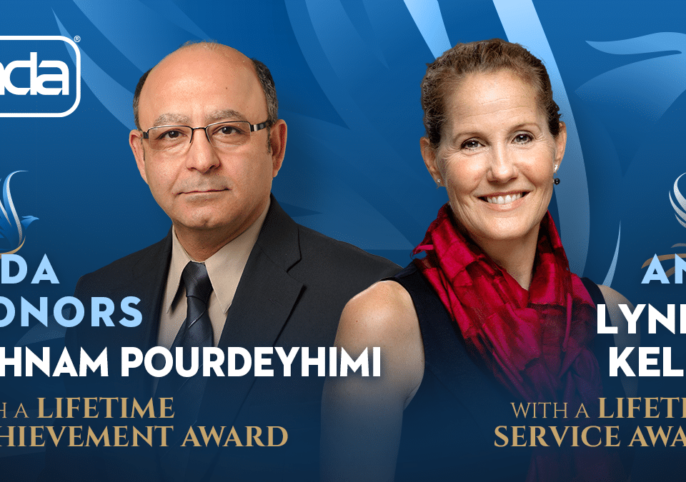 INDA Lifetime Service Award Lynda Kelly Behnam Pourdeyhimi 1