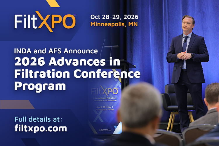 FiltXPO 2026 Conference Program PR graphic website
